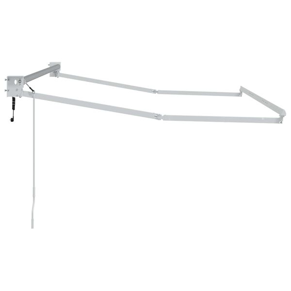 vidaXL Električni sklopivi okvir tende Bijeli 2,5 x 2 m Aluminij