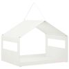 vidaXL Viseća hranilica za ptice Čelik Bijela 30 x 23 x 23 cm