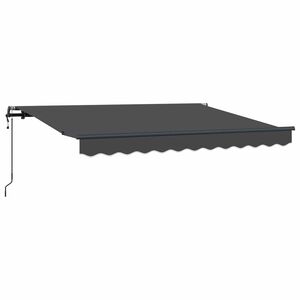 vidaXL Povlačivi tende Antracit 250 x 200 cm tkanina