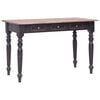 vidaXL Radni stol s 3 ladice 117 x 57 x 75 cm masivno drvo mahagonija