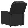 vidaXL Masažna fotelja na podizanje od umjetne kože crna