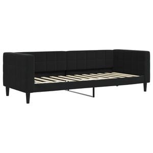 vidaXL Dnevni krevet crni 80 x 200 cm bar&scaron;unasti