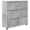 vidaXL Ormarić za pohranu Betonski sivi 80 x 31 x 81 cm