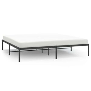 vidaXL Metalni okvir za krevet crni 193x203 cm