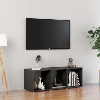 vidaXL TV ormarić sivi 107 x 35 x 37 cm od konstruiranog drva