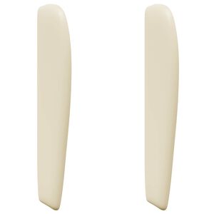 vidaXL U&scaron;i uzglavlja Krema PVC