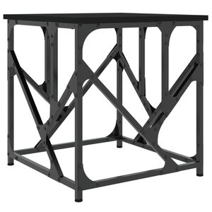 vidaXL Stolić za kavu crni 45 x 45 x 47,5 cm od konstruiranog drva