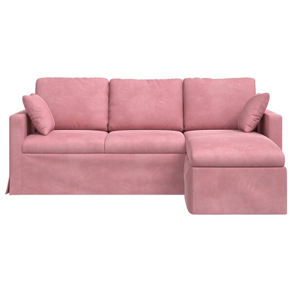 vidaXL Sofa Ružičasta