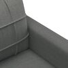 vidaXL 3-dijelni set sofa s jastucima tamnosivi od tkanine