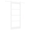 vidaXL Klizna vrata ORKDAL Bijelo 93 x 211 cm