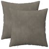 vidaXL Presvlaka za jastuk 2 pcs HEERLEN Svjetlosiva 45 x 45 cm Bar&scaron;un