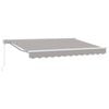 vidaXL Okvir tende Svjetlosiva 250 x 200 cm Poliester s PU premazom