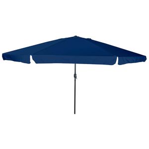 vidaXL Vrtni suncobran 394 x 394 x 248 cm Poliester i čelik