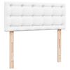 vidaXL Krevet box spring s madracem bijeli 120x190 cm od umjetne kože