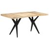 vidaXL Blagovaonski stol 160 x 80 x 76 cm od grubog drva manga