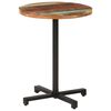 vidaXL Bistro stol okrugli &Oslash; 60 x 75 cm od masivnog obnovljenog drva