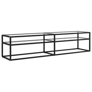 vidaXL TV ormarić prozirni 180 x 40 x 40,5 cm od kaljenog stakla