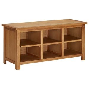 vidaXL Stalak za cipele 90 x 37 x 45 cm od masivne hrastovine