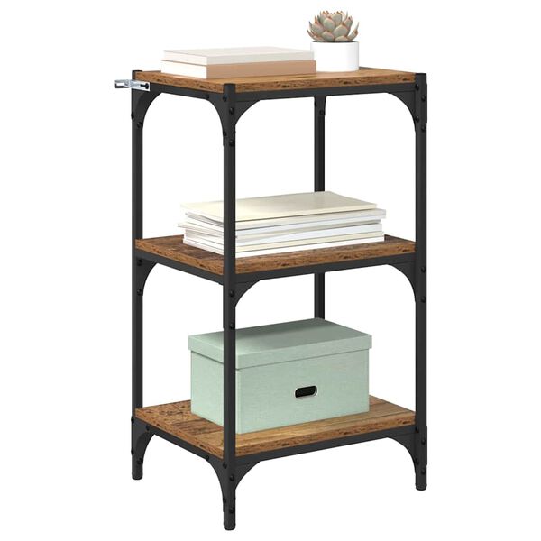 vidaXL Ormarić za knjige Staro drvo 40 x 33 x 70,5 cm