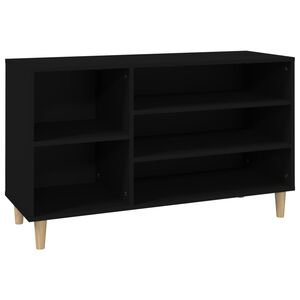 vidaXL Ormarić za cipele crni 102 x 36 x 60 cm od konstruiranog drva