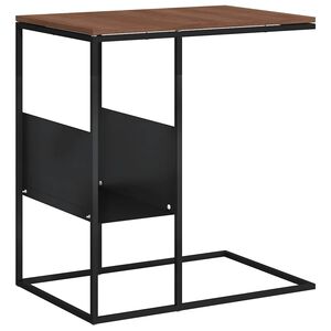 vidaXL Bočni stolić crni 55 x 36 x 59,5 cm od konstruiranog drva