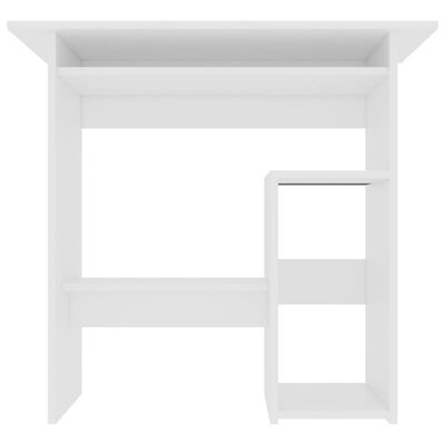 vidaXL Radni stol bijeli 80 x 45 x 74 cm od iverice