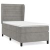 vidaXL Box spring krevet s madracem svjetlosivi 80 x 200 cm bar&scaron;unasti