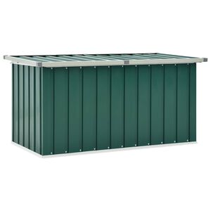 vidaXL Vrtna kutija za pohranu zelena 129x67x65 cm