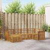 vidaXL Setovi sofa 6 pcs Prirodna Čvrsto drvo akacije