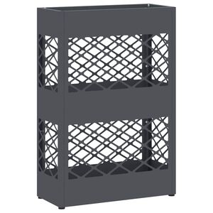 vidaXL Stalak za ki&scaron;obrane Antracit 28 x 12 x 41 cm Čelik