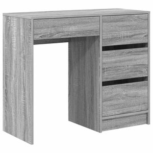 vidaXL Stol Siva Sonoma Konstruirano drvo 90 x 37.5 x 75 cm