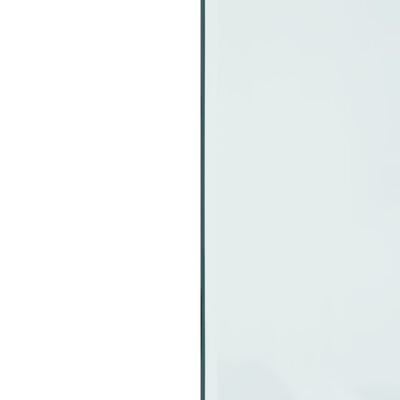 vidaXL Staklena ploča za kamin pravokutna 120 x 60 cm