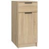vidaXL Ormarić za radni stol hrast 33,5 x 50 x 75 cm konstruirano drvo