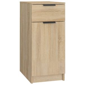 vidaXL Ormarić za radni stol hrast 33,5 x 50 x 75 cm konstruirano drvo