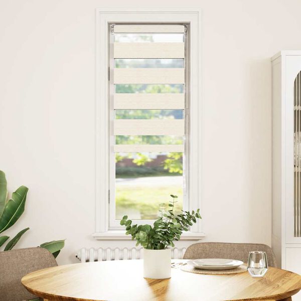 vidaXL Zavjesa zebra 40x150 cm &scaron;irina tkanine 35,9 cm poliester