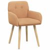 vidaXL Trpezarijske stolice 2 pcs Boucl&eacute; Bež 59 x 57 x 85 cm