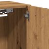 vidaXL Kupaonski viseći ormarić Artisan hrast 30x30x80cm izrađeno drvo
