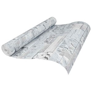 vidaXL 3D tapeta kamena Svjetlosiva 10 x 0,53 m N woven tkanina