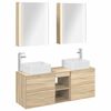 vidaXL Set namje&scaron;taja za kupaonicu 5 pcs Hrast sonoma