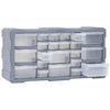 vidaXL Organizator s 22 ladice 49 x 16 x 25,5 cm