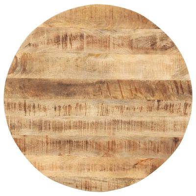vidaXL Stolna ploča od masivnog drva manga okrugla 15 - 16 mm 50 cm