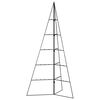vidaXL Metalno ukrasno božićno drvce crno 100 cm