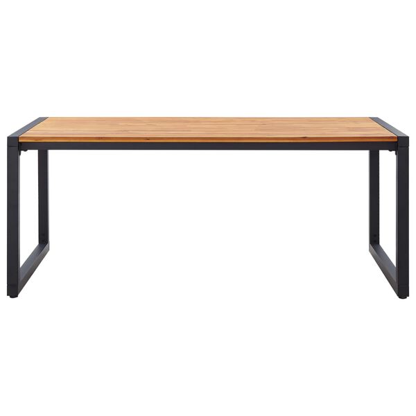 vidaXL 7-dijelni vrtni blagovaonski set sivi