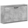 vidaXL Ormar za cipele na zidu HAARLEM 71 x 17 x 43 cm Betonska siva