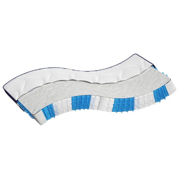 vidaXL Madrac s džepičastim oprugama srednje čvrst 140x190 cm