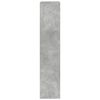 vidaXL Regal za knjige boja betona 100x33x155,5 cm konstruirano drvo