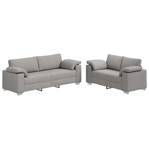 vidaXL Sofa 2 kom. Oblačnosiva tkanina