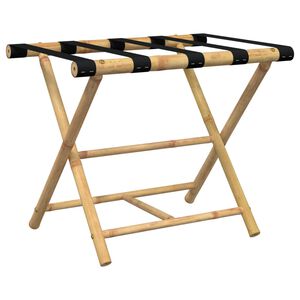 vidaXL Sklopivi stalak za prtljagu 62 x 42 x 50,5 cm od bambusa