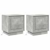 vidaXL Noćni ormar 2 kom. Betonski sivi 44 x 34,5 x 45 cm