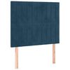 vidaXL Uzglavlje tamnoplavo 90x5x118/128 cm bar&scaron;unasto